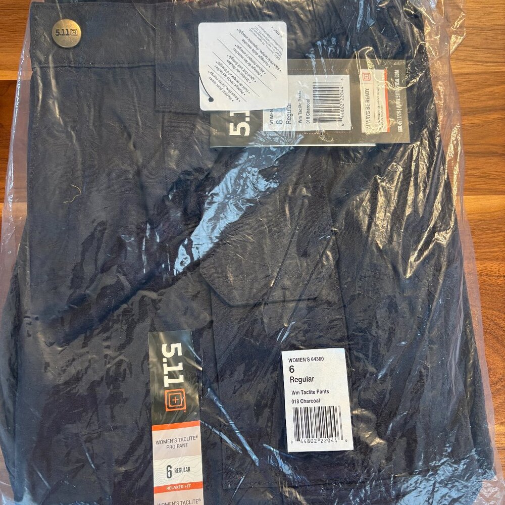 Women's 5.11 TACLITE® Pro Ripstop Pant 6 reg length charcoal